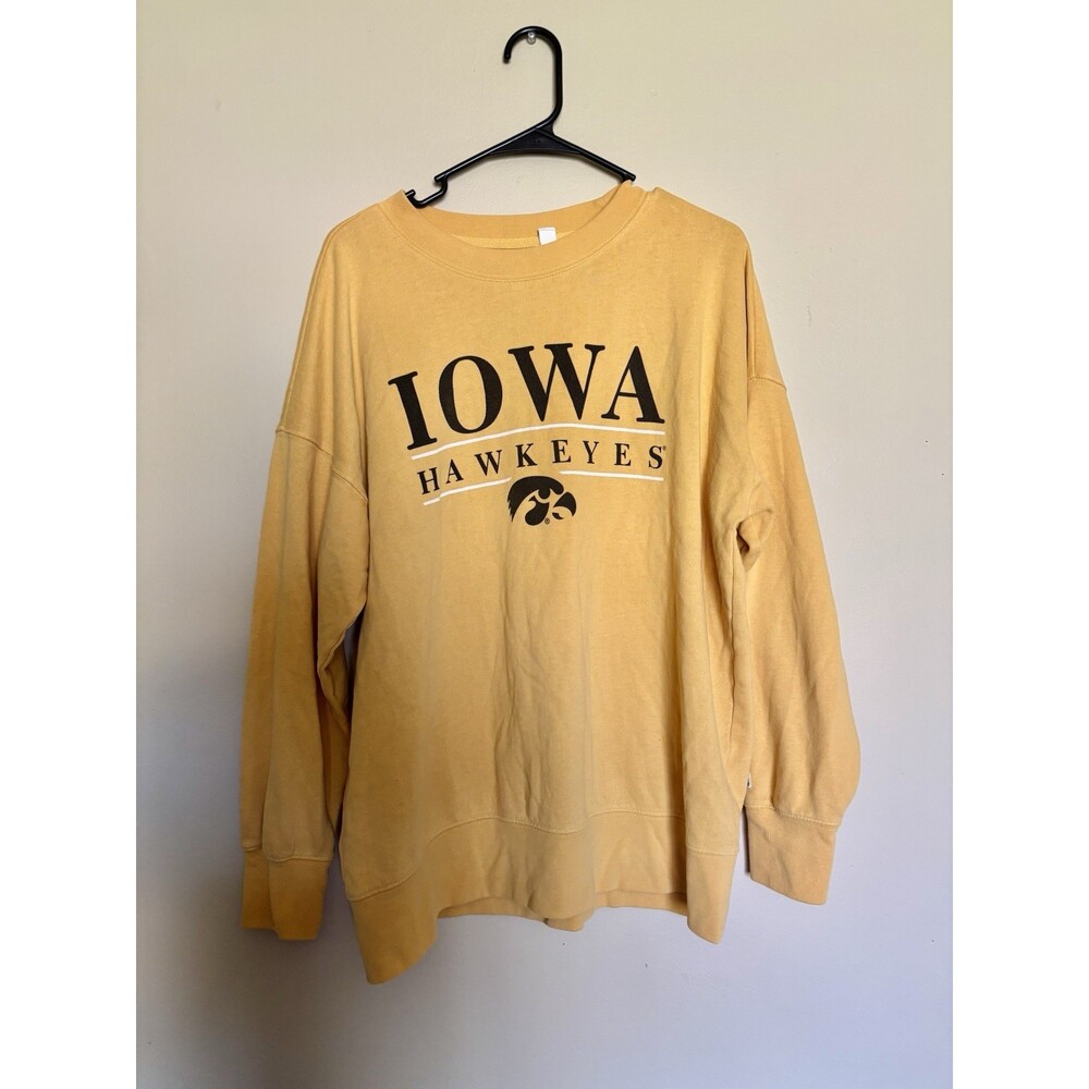 Vintage Tailgate Clothing Co Iowa Hawkeyes Crewneck Sweatshirt Large Made in USA